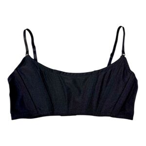 Dynamite Corset Bustier Black Mini Cropped Bra Top Size Medium